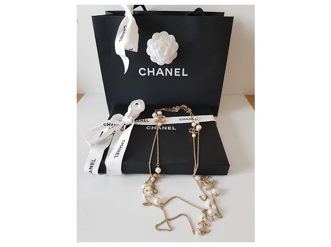Collar de Chanel Dorado - vista 14