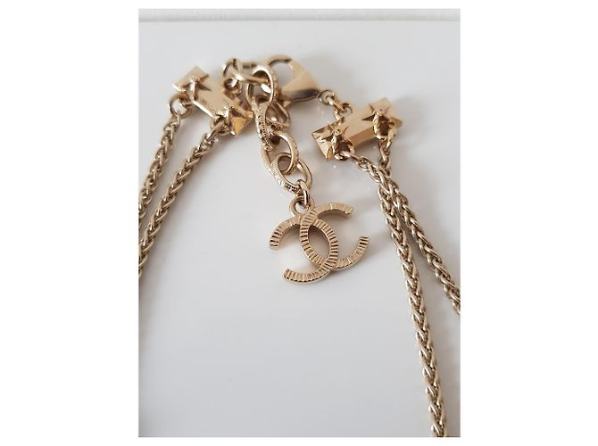 Collar de Chanel Dorado - vista 7