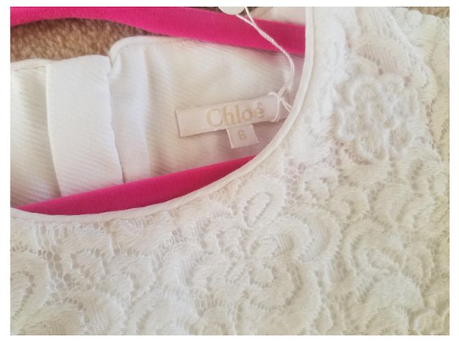 Chloé Abito da sera vestito da Chloe, completamente foderato in cotone , Lavabile in lavatrice ,6anni /12 anni /14 anni. Beige - vista 2