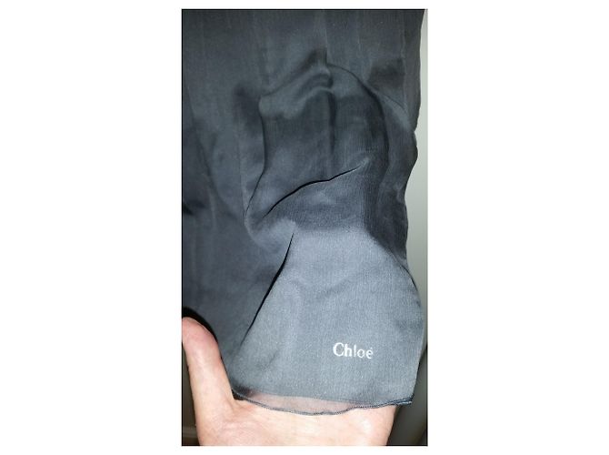 Robe Chloé 8 ans, très chic chic! Argenté Gris - vue 5