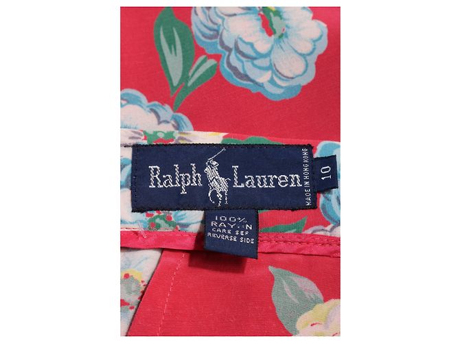 Pantalón de seda con estampado floral Ralph Lauren Multicolor - vista 3
