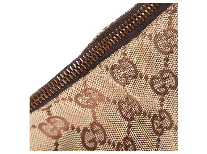 Borsa Hobo Gucci Brown GG Jacquard - vista 10