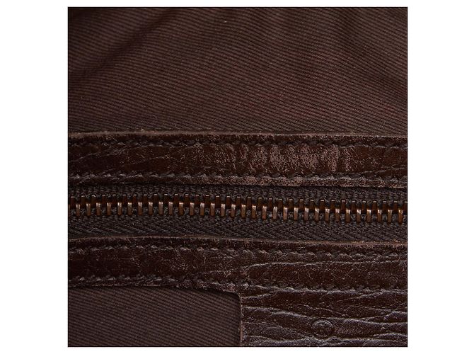 Borsa Hobo Gucci Brown GG Jacquard - vista 8