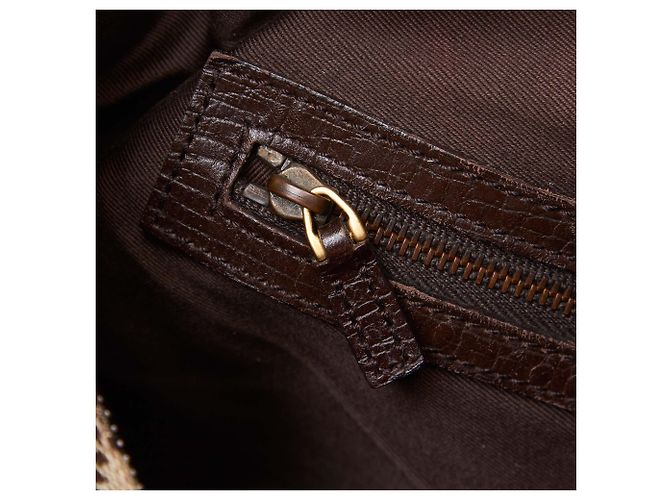 Borsa Hobo Gucci Brown GG Jacquard - vista 9