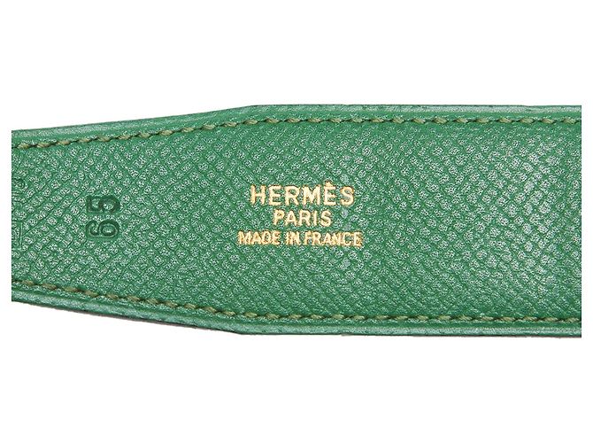 Hermès Hermes Black Constance Gürtel Schwarz Grün - Ansicht 4