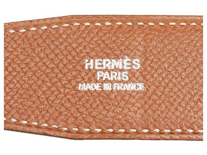 Hermès Hermes Brown Constance Gürtel Braun Silber - Ansicht 4