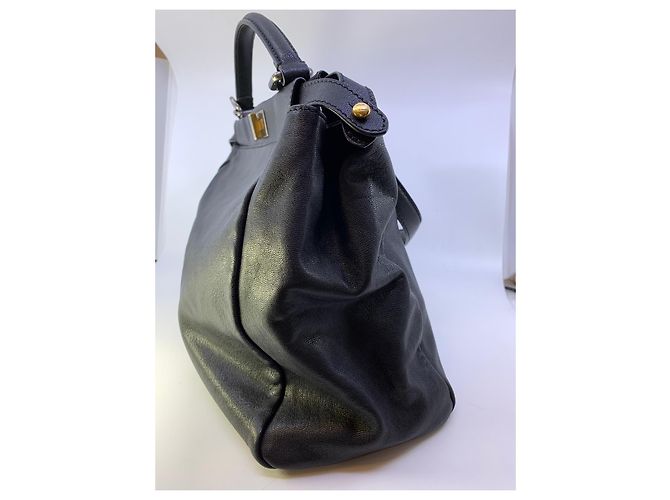Modello grande Fendi Peekaboo Nero - vista 11