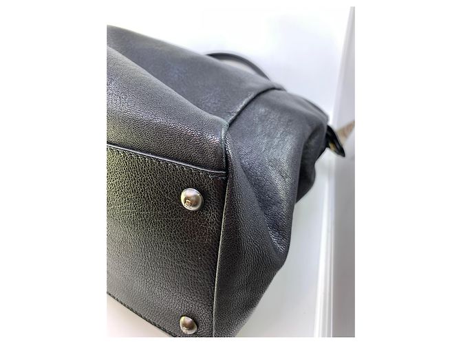 Modello grande Fendi Peekaboo Nero - vista 12