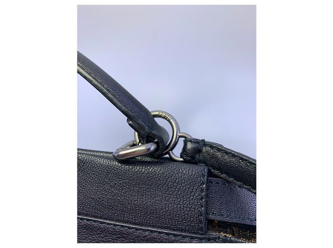 Modello grande Fendi Peekaboo Nero - vista 5