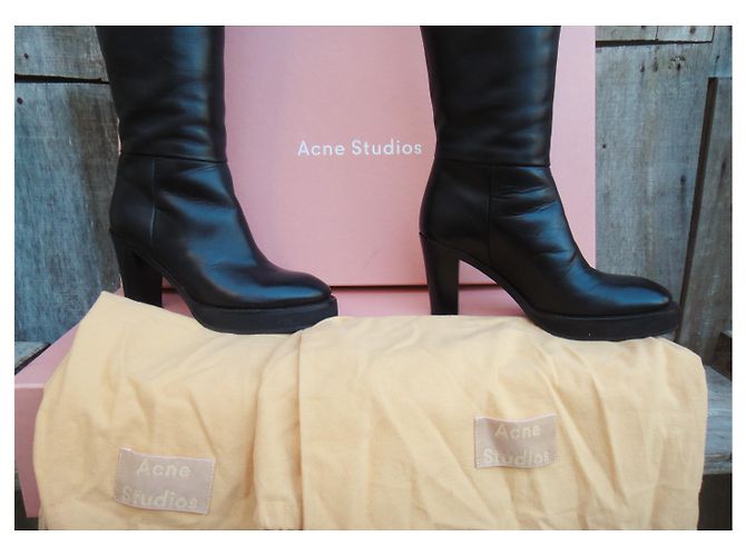 bottes à talons ACNE Studio - vue 4