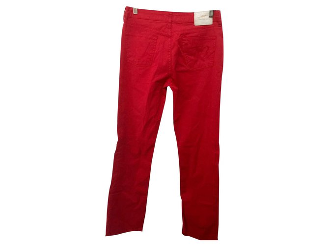 Jeans rojos de Thomas Burberry Roja - vista 2