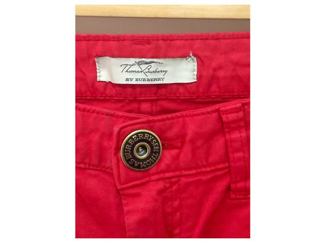 Jeans rojos de Thomas Burberry Roja - vista 4