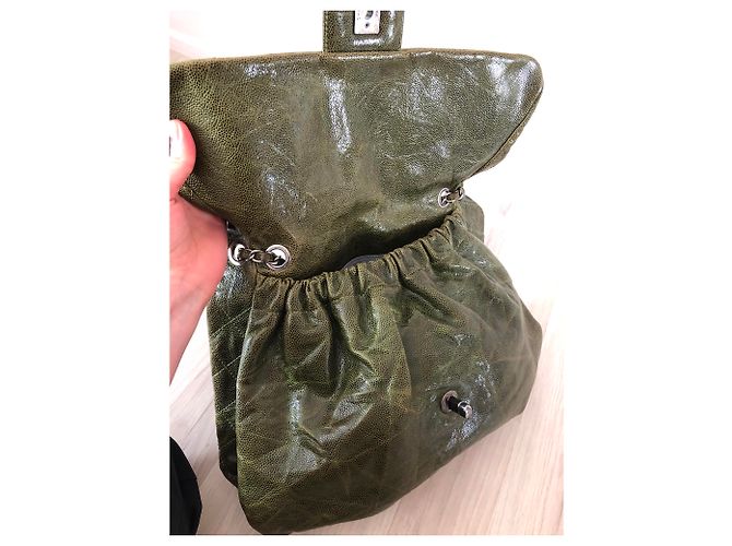 Bolsos de mano Chanel Verde Verde oliva Verde oscuro - vista 5