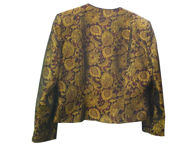 Autre Marque Acetate Jacket with Epaulettes Multicolour Multiple colors - view 2