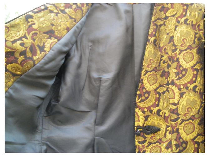 Autre Marque Acetate Jacket with Epaulettes Multicolour Multiple colors - view 3