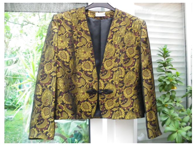 Autre Marque Acetate Jacket with Epaulettes Multicolour Multiple colors - view 6