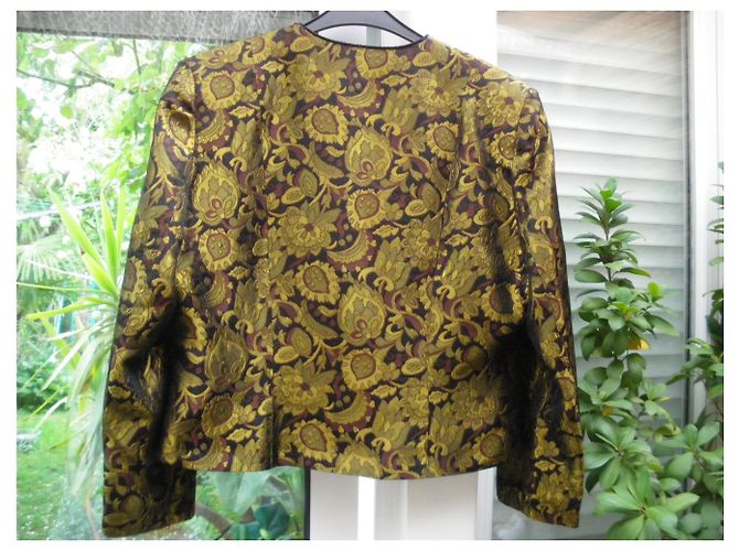 Autre Marque Acetate Jacket with Epaulettes Multicolour Multiple colors - view 7