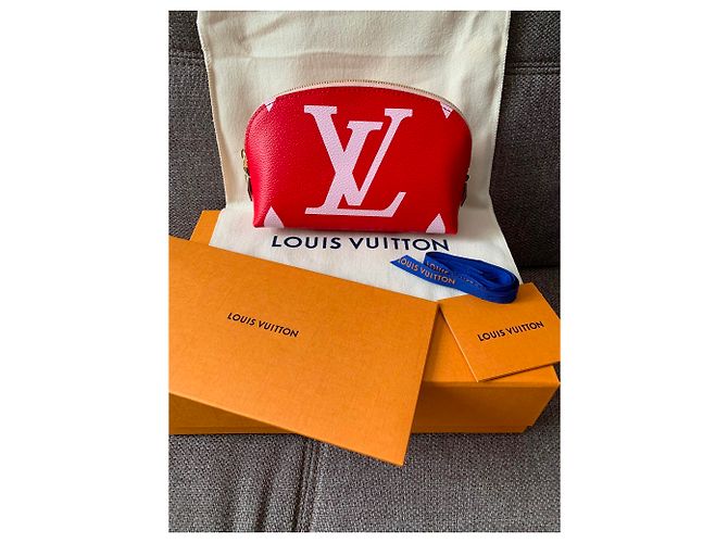 Louis Vuitton Riesiger Sommer der kosmetischen Beutelkapsel-Sammlung 2019 Pink Rot - Ansicht 3