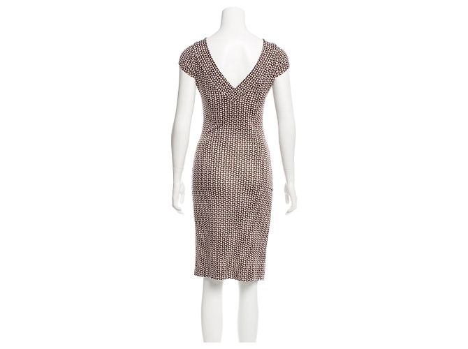 Diane Von Furstenberg DvF Estava Vintage Seidenkleid Mehrfarben - Ansicht 3