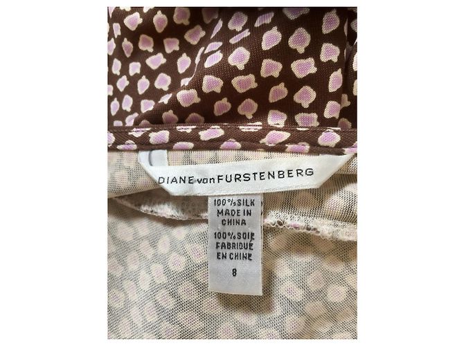 Diane Von Furstenberg DvF Estava Vintage Seidenkleid Mehrfarben - Ansicht 4
