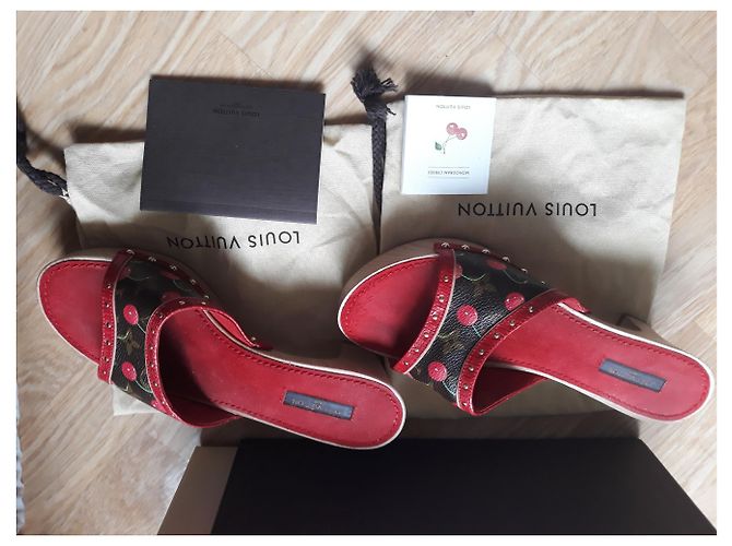 Louis Vuitton Zoccoli per ciliegie LV Monogram Takashi Murakami Multicolore - vista 4