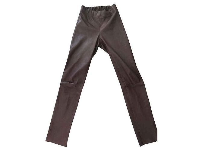 Leggings de cuero joseph Burdeos - vista 2