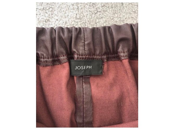 Leggings de cuero joseph Burdeos - vista 3