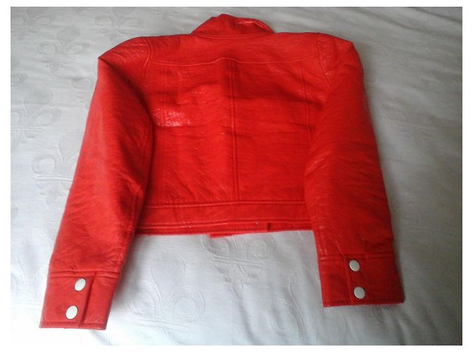 Courreges Vintage Courrèges-Jacke Orange - Ansicht 2