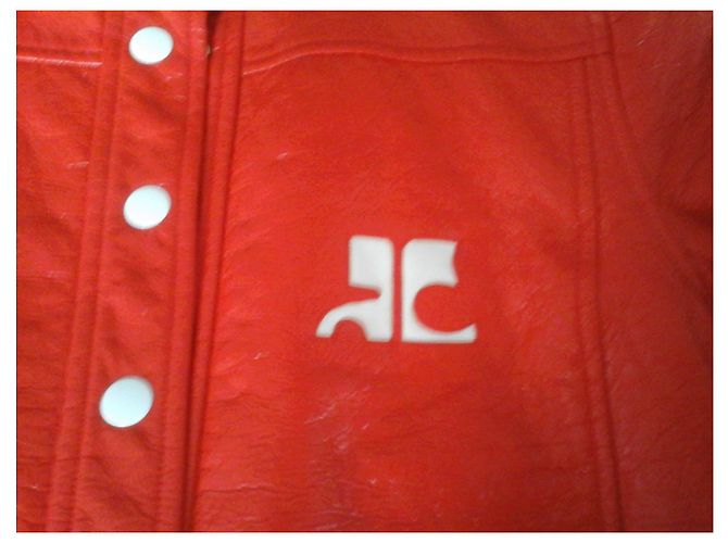 Courreges Vintage Courrèges-Jacke Orange - Ansicht 3