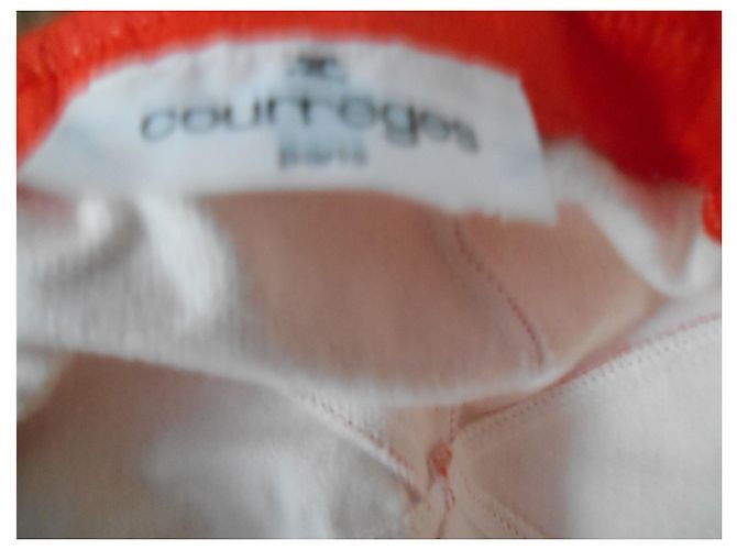 Courreges Courrèges Cap orange aus Vinyl - Ansicht 3