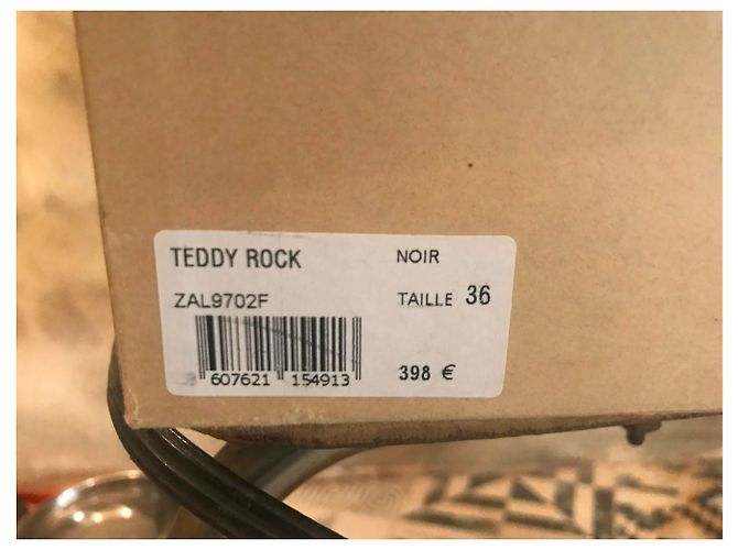Zadig & Voltaire Teddy Rock Botas de piel negras Negro - vista 6