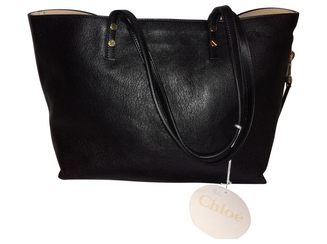 Borsa Chloé Dylan in pelle nera Nero - vista 2