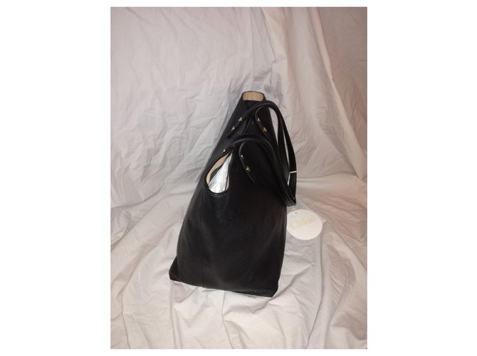 Borsa Chloé Dylan in pelle nera Nero - vista 4