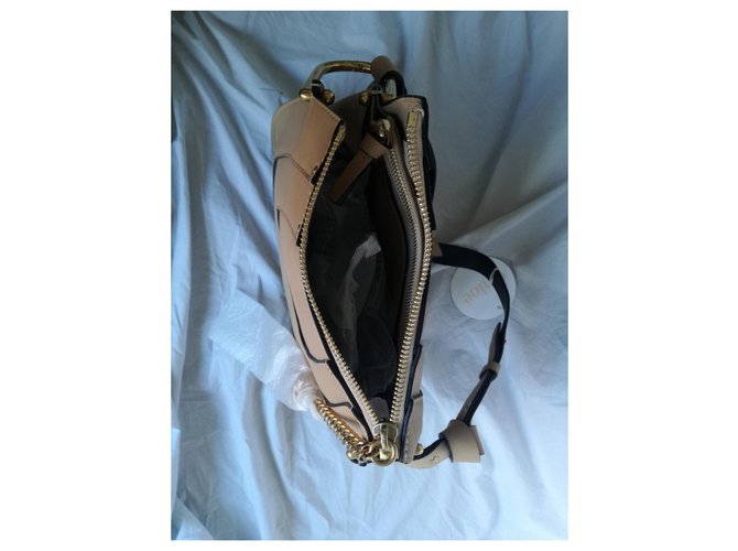 Borsa Chloé HAYLEY HOBO Beige - vista 5