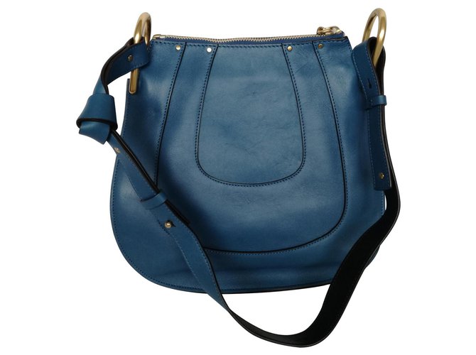 Borsa Chloé HAYLEY HOBO Blu Blu navy Blu scuro - vista 2