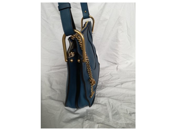 Borsa Chloé HAYLEY HOBO Blu Blu navy Blu scuro - vista 4