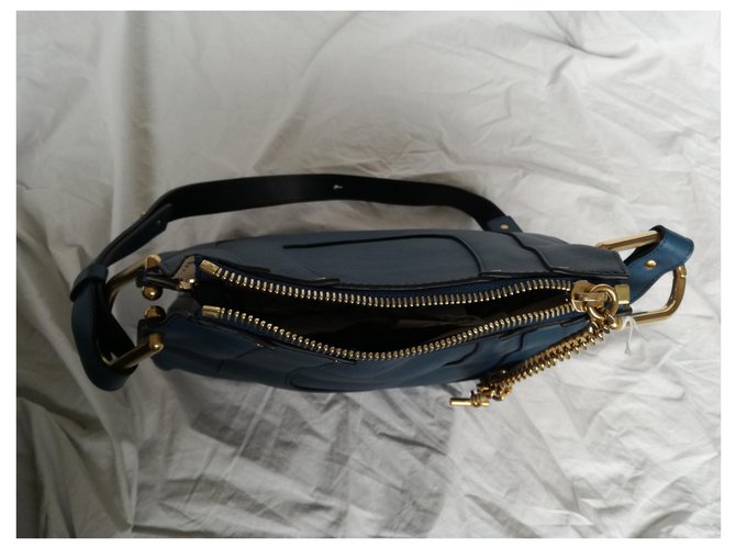 Borsa Chloé HAYLEY HOBO Blu Blu navy Blu scuro - vista 5
