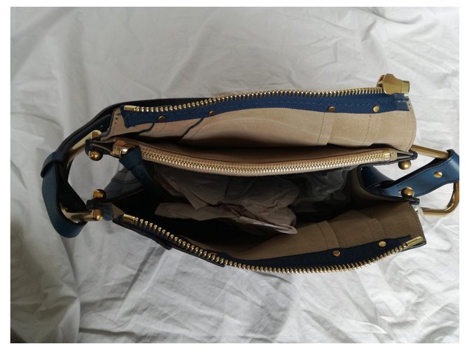 Borsa Chloé HAYLEY HOBO Blu Blu navy Blu scuro - vista 6