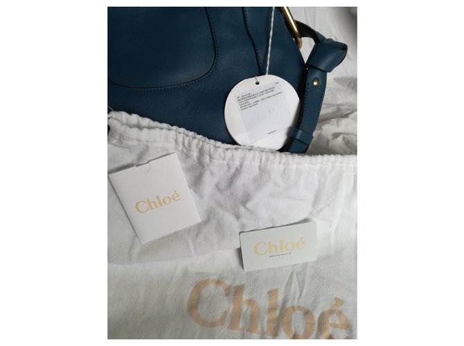 Borsa Chloé HAYLEY HOBO Blu Blu navy Blu scuro - vista 8