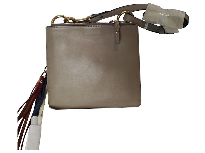 Chloé JANE leather multicolor bag Blue Multiple colors Grey Mustard Navy blue Lavender Dark blue - view 2