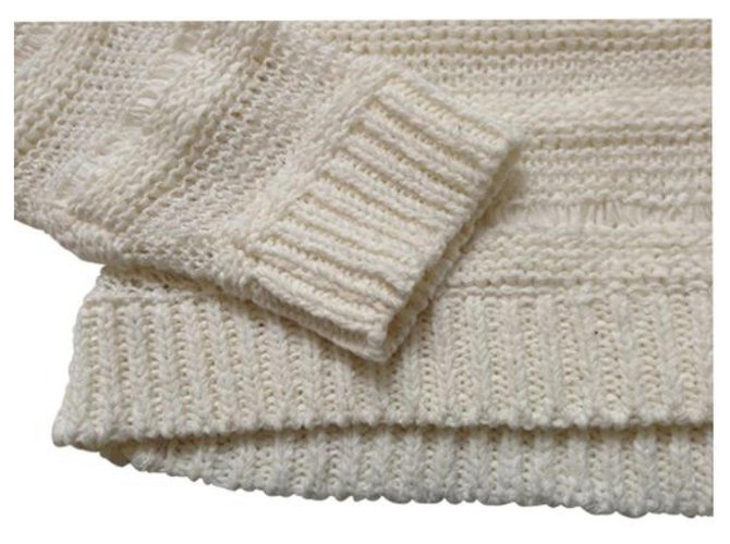 Suéter de punto Maje, blanco. taille 2 - vista 6