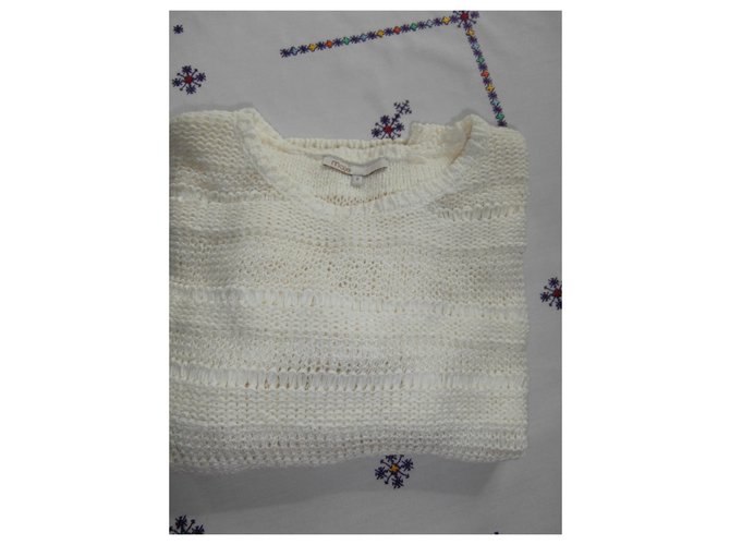Suéter de punto Maje, blanco. taille 2 - vista 7