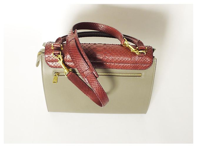 Céline Trapeze Python Ledertasche mehrfarbig Mehrfarben - Ansicht 11