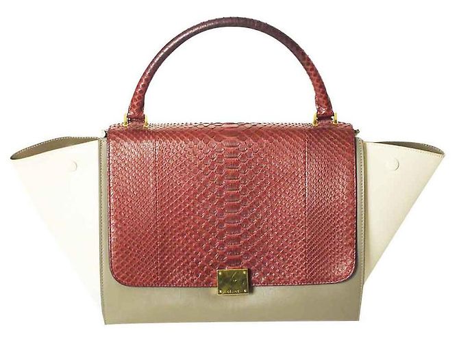 Céline Trapeze Python Ledertasche mehrfarbig Mehrfarben - Ansicht 2