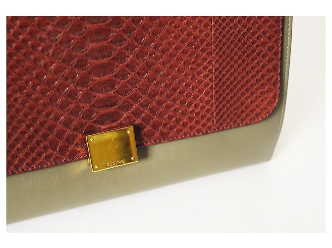Céline Trapeze Python Ledertasche mehrfarbig Mehrfarben - Ansicht 7