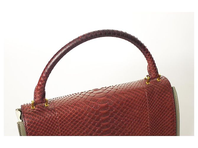 Céline Trapeze Python Ledertasche mehrfarbig Mehrfarben - Ansicht 8