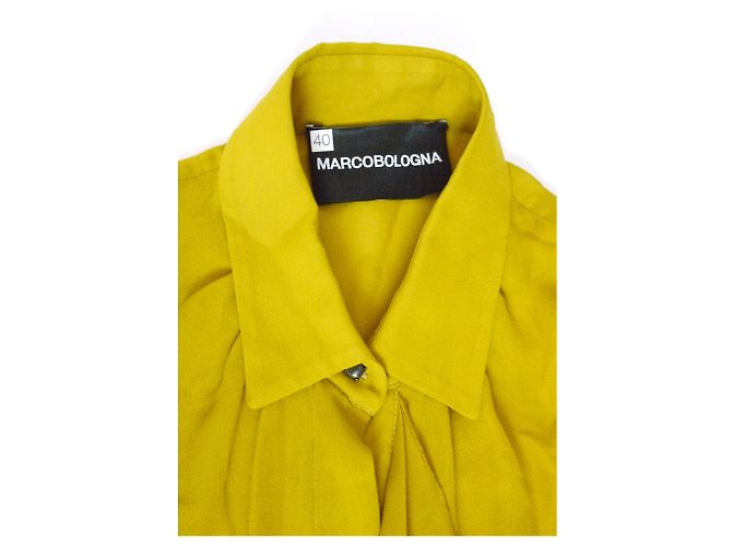 Autre Marque Top de seda Marco Bologna Amarillo - vista 2