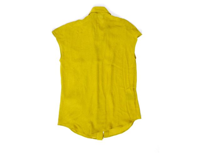 Autre Marque Top de seda Marco Bologna Amarillo - vista 3