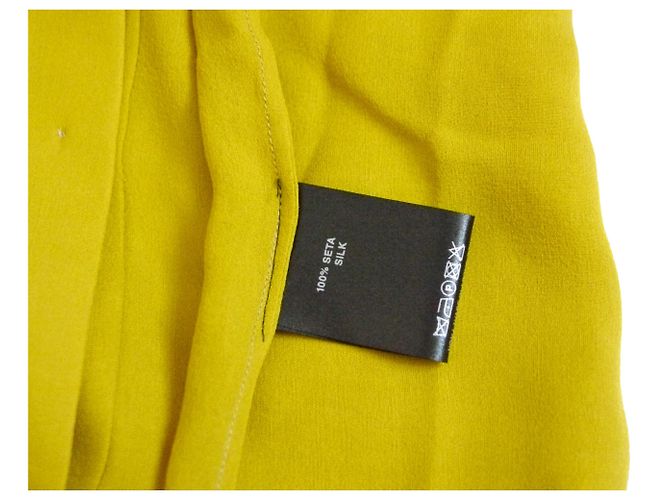 Autre Marque Top de seda Marco Bologna Amarillo - vista 4