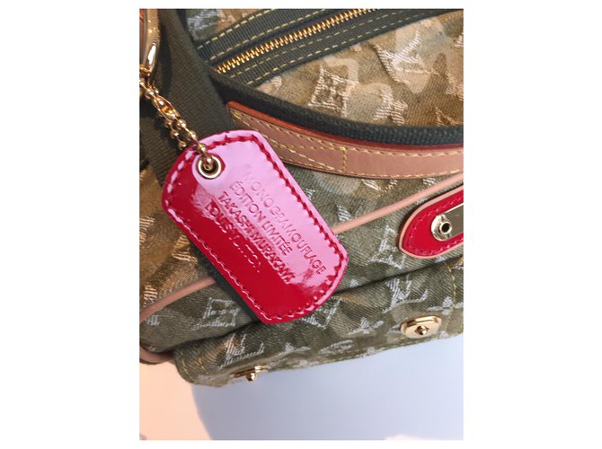 Louis Vuitton Denim monogramma in jasmine Verde chiaro - vista 4